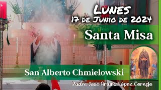 ✅ MISA DE HOY lunes 17 de Junio 2024  Padre Arturo Cornejo [upl. by Eanil237]