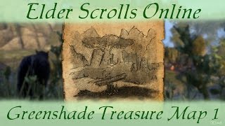 Greenshade Treasure Map 1 Elder Scrolls Online ESO [upl. by Jewett130]