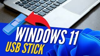 Windows 11 manuell installieren mit USB Stick Tutorial [upl. by Aihcropal]