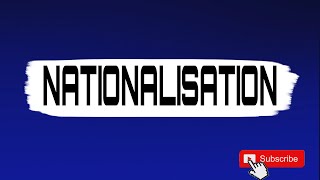 Nationalisation  Nationalisation in Pakistan [upl. by Studley535]