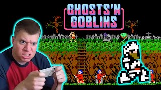 Ghosts N Goblins NES Nintendo Video Game Review Rant S1E05  The Irate Gamer [upl. by Mindi]