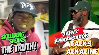 SKILLIBENG RATE ALKALINE LYRICISM￼ JAHVY TALKS HOW ALKALINE CHANGED HIS LIFE FOREVER [upl. by Anilrats]