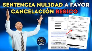 Sentencia FAVORABLE Cancelación RESICO  Análisis argumentos y Efectos [upl. by Cairns51]