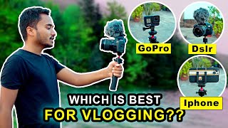 Which is Best For Vlogging Camera Gopro or Mobile   Best Vlogging Camera  Vlogging kaise kare [upl. by Noillimaxam]