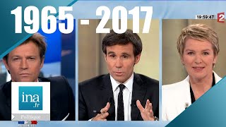 2nd tour des présidentielles  Les annonces des résultats de 1965 à 2017  Archive INA [upl. by Yob]