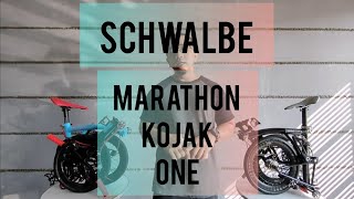 SCHWALBE MARATHON KOJAK amp ONE  Sejarah singkat Schwalbe dan perbedaan nya [upl. by Aierbma]