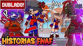 DUBLADO  FAMILIA AFTON VAI A ESCOLA 😱 l GACHA CLUB [upl. by Disario]