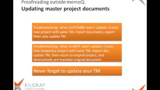 MemoQ Webinar Proofreading [upl. by Ybbed142]