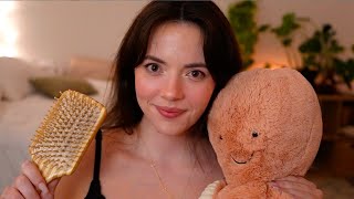 ASMR Getting You Ready For Bed  Tucking You In ✨ scalp care skincare pampering layered sounds [upl. by Eeralih]