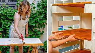 5 muebles de madera DIY para la cocina el salón y el jardín ¡más fácil y rápido de lo que crees [upl. by Holly-Anne507]