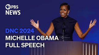 WATCH Michelle Obama speaks at 2024 Democratic National Convention  2024 DNC Night 2 [upl. by Anauqahc]