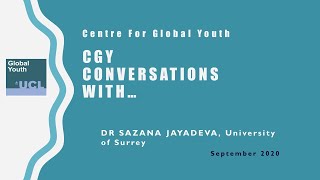 CGY conversation with Sazana Jayadeva on student migration [upl. by Monti314]