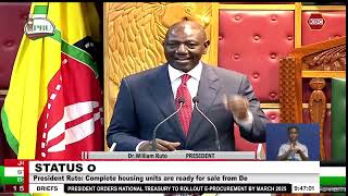 Ruto Complete affordable housing units are ready for sale from December 2024 [upl. by Monson]