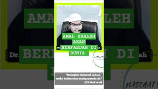 AMAL SHALEH AKAN BERFAEDAH DI DUNIA Nasehat Ustadz Firanda Andirja Hafizahullah ustadzfiranda [upl. by Lairea]