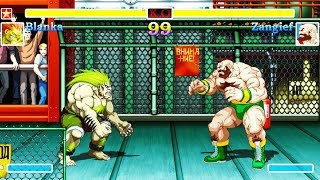 Blanka vs Zangief Hardest Ultra Street Fighter 2 The Final Challengers [upl. by Holly-Anne]