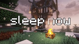 Minecraft Ambience C418 Music  Soft Rain Sounds for Relaxation [upl. by Tewell]