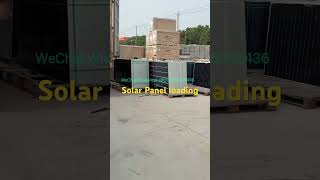 solar panel loading solar panel solar module solar [upl. by Ahsiuq]