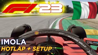 F1 23 IMOLA Hotlap  Setup 113447  28 th Worldwide Ranking [upl. by Aihsia498]