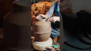 Clay wine jug manufacturing process [upl. by Verena728]