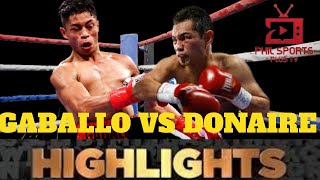 DONAIRE VS GABALLO HIGHLIGHTS [upl. by Emmalynne919]