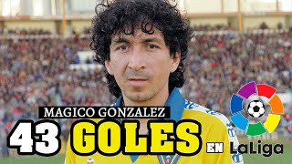 🇸🇻 Los 43 GOLES que MÁGICO GONZÁLEZ marcó en LA LIGA ESPAÑOLA 🇪🇸 [upl. by Sarajane655]