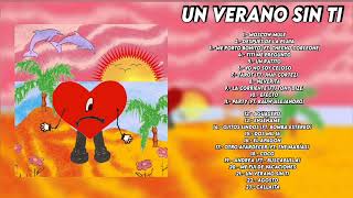 Un Verano Sin Ti  Bad Bunny  AlbumDisco Completo  MIX [upl. by Temme994]