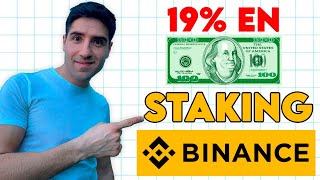 Como hacer STAKING en BINANCE en 2024  19 ANUAL EN 💵 [upl. by Eenafit]