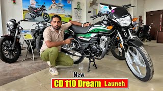 Honda Cd 110 Dream Deluxe E20 launch with New Update detail Review [upl. by Feinleib]