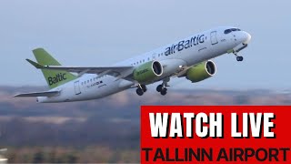 Tallinn Airport TLL Live 10122023 [upl. by Killian142]