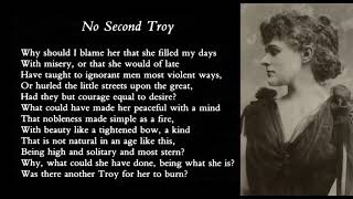 No Second Troy WB Yeats Read by Sinéad OConnor [upl. by Hilaire399]