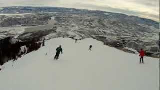 Deer Valley Resort Steins Way Ski Run [upl. by Liederman]