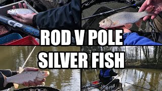 Waggler v Pole For Silver Fish [upl. by Assilim]