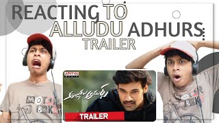 Reaction Channels Parody  Alludu Adhurs Trailer Reaction  Paketh Parker Reactions  Jaby OSR [upl. by Areik540]