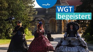 Wave Gotik Treffen begeistert Leipzig  MDR um 4  MDR [upl. by Ayekram]