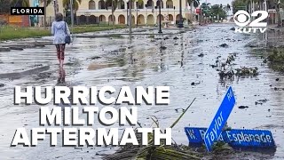 Hurricane Milton Hits Florida Footage of the devastating aftermath [upl. by Nylcoj]