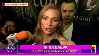 Irina Baeva RESPONDE a quienes creen sería una MALA Aventurera  Pájaros en el Alambre  Sale el Sol [upl. by Akinehs]