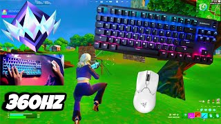 Apex Pro TKL ASMR🤩 Unreal Ranked 💰 Satisfying Keyboard Fortnite 360 FPS Smooth 4K [upl. by Standley]