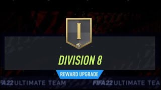 FIFA 22 DIVISION 8 RIVALS REWARDS [upl. by Eirallih343]