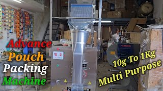 Advance Pouch Packing Machine 10g To 1Kg [upl. by Nedyarb792]