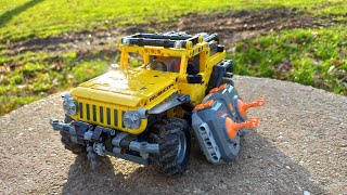 Lego Technic Jeep Wrangler RC Mod [upl. by Bachman]