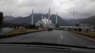 Faisal avenue on rainy day [upl. by Eelime]