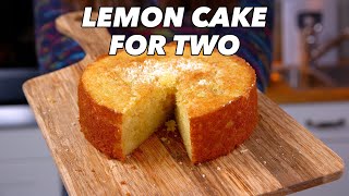 Bitesized Bliss How to Make a Mini Lemon Cake for Two [upl. by Bathulda]