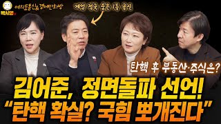 김어준 정면돌파 선언  quot탄핵 확실 국힘 뽀개진다quot  ft전현희 이언주 부승찬 김성완 이광수 고현준 [upl. by Os]