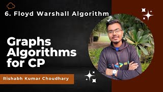 6 Floyd Warshall Algorithm  Graph Algorithm For CP  CSES Shortest Routes 2 [upl. by Aldrich]