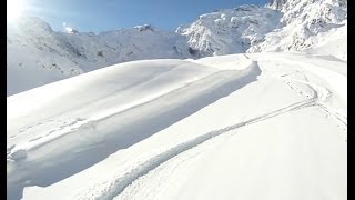 Sci Alpinismo a Macugnaga  Rifugio Zamboni da pista Camosci [upl. by Anidene]