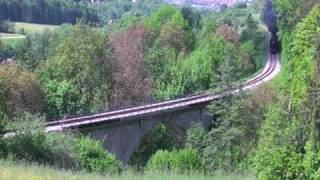 Schwäbische Waldbahn Schorndorf  Welzheim Dampfzug am 23052010 [upl. by Anahpos209]