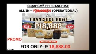 Affordable coffee  milktea  fruit tea  yogurt frappe franchise in the Philippines [upl. by Nellie]