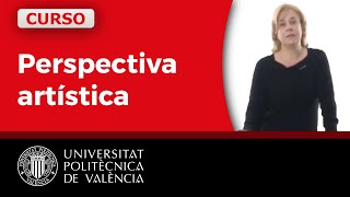 Perspectiva cónica Punto de fuga quotPquot   UPV [upl. by Yebot]