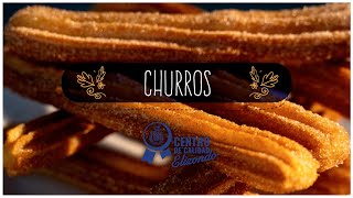 Receta Churros con harina Leyre [upl. by Lonni]