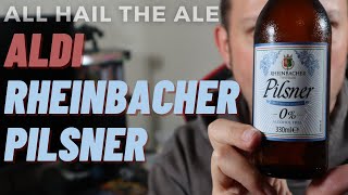 ALDI  Rheinbacher Pilsner Alcohol Free Review [upl. by Llerrud]